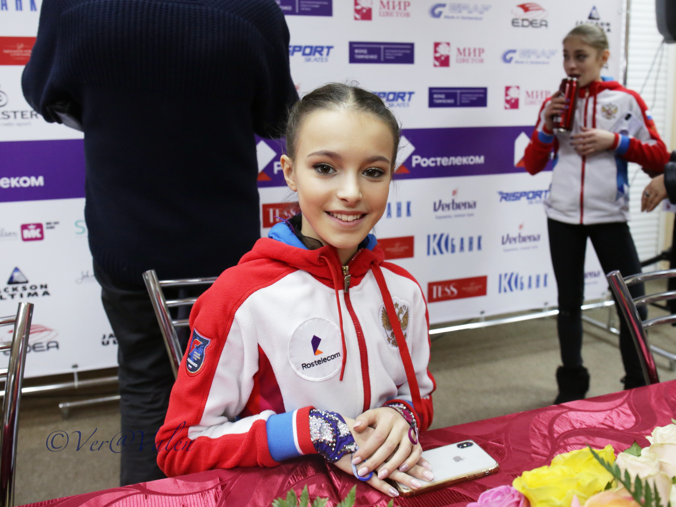 Анна Щербакова Александра Трусова и Алена Косторная